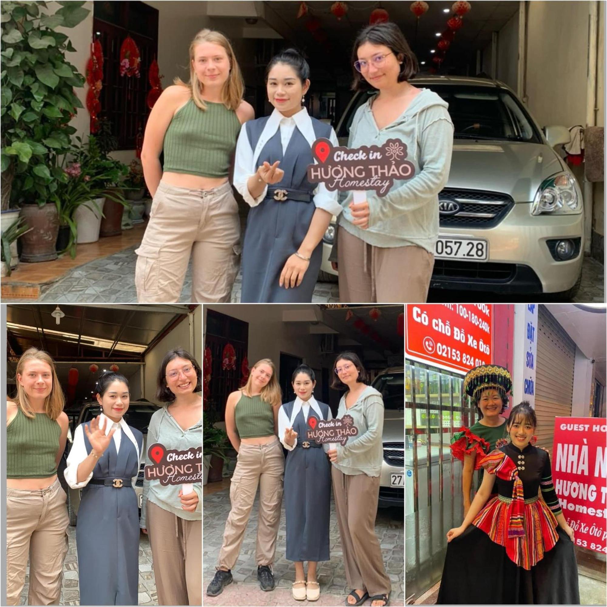 Huong Thao Hostel & Tours Дьенбьенфу Экстерьер фото