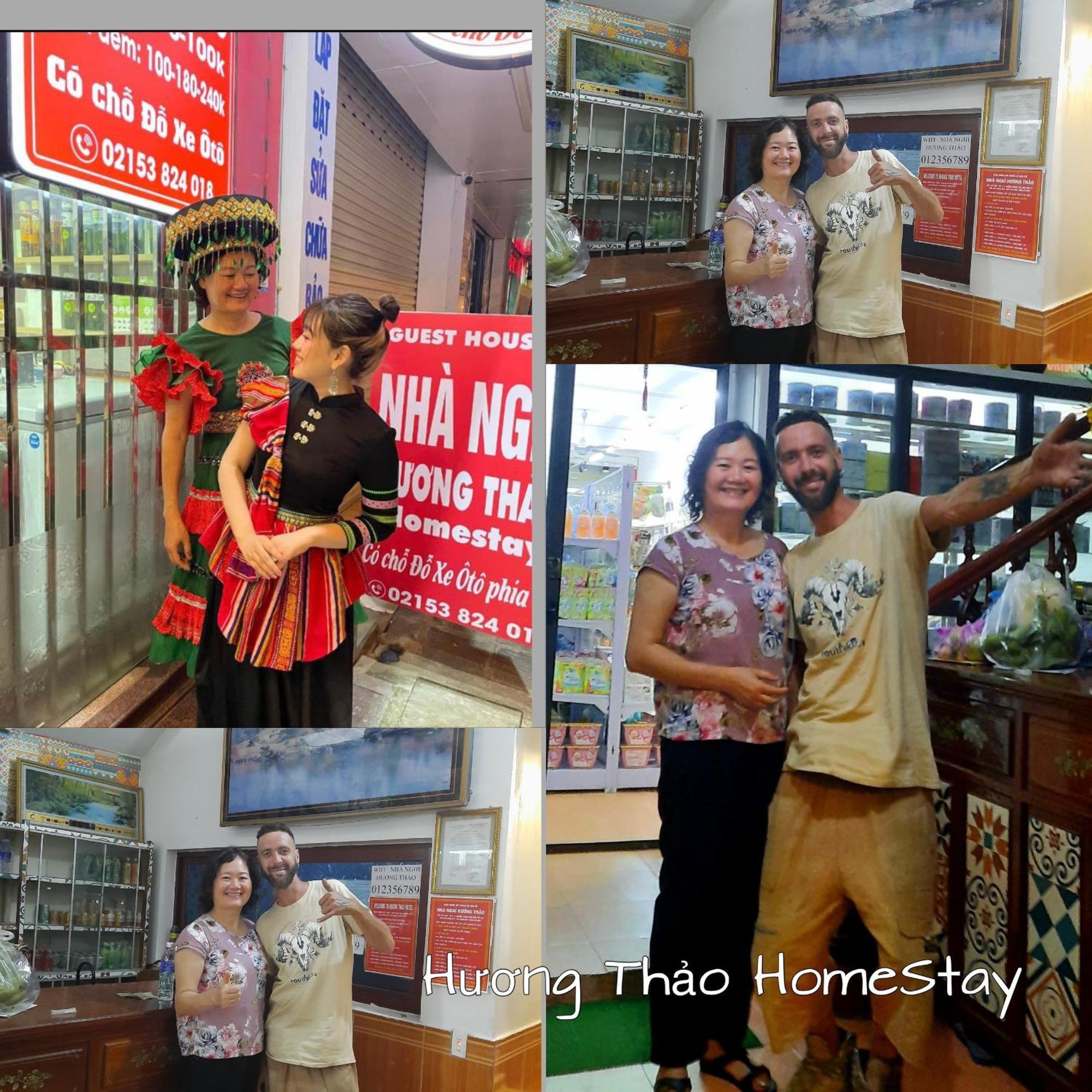 Huong Thao Hostel & Tours Дьенбьенфу Экстерьер фото